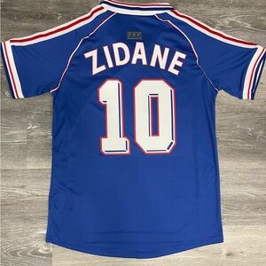 Zinedine Zidane France National team 1998 World Cup final Jersey Adidas #10